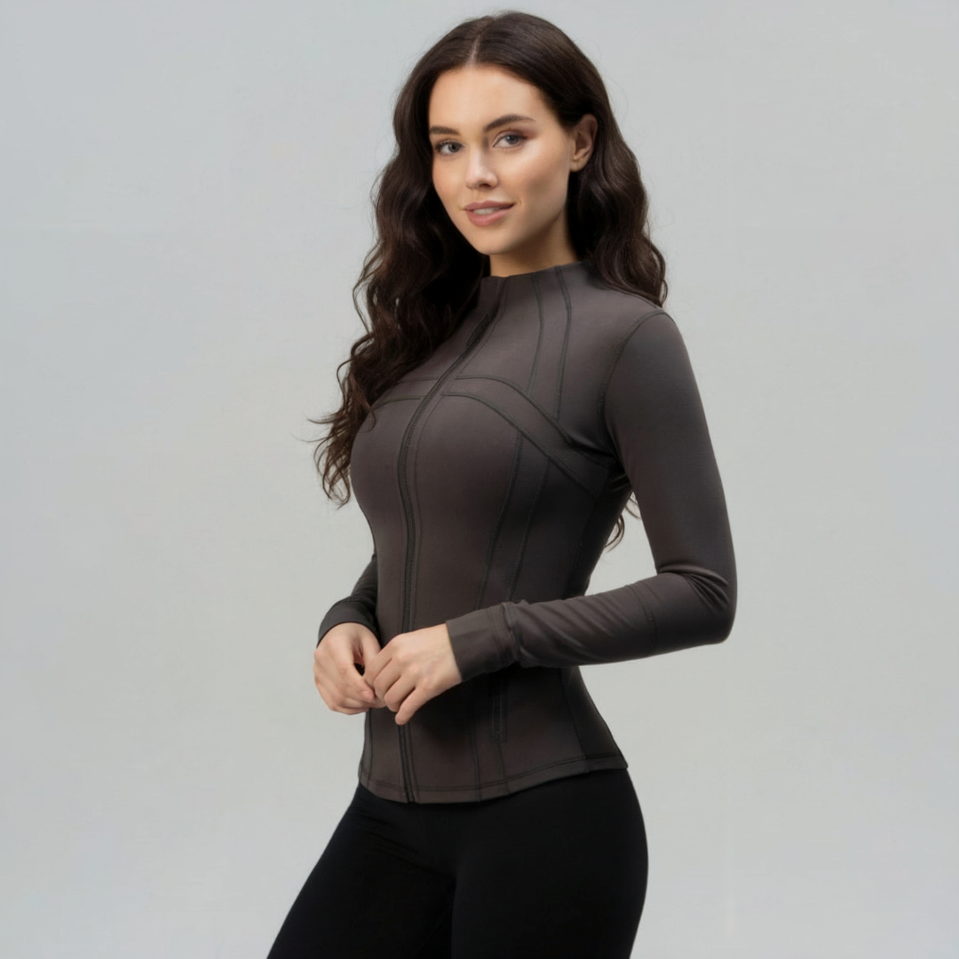 Formende Jacke mit Reißverschluss für Damen