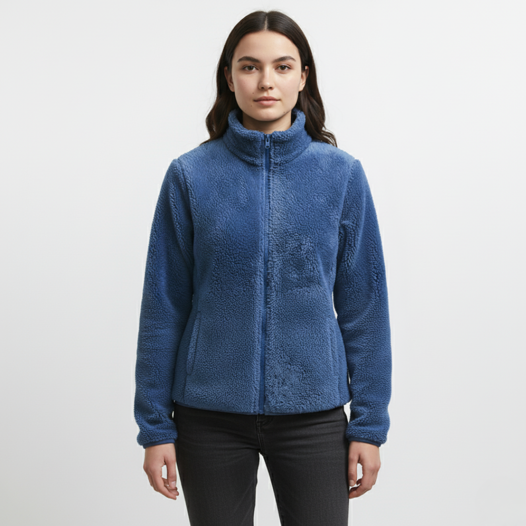 Teddy Jacke Damen | Doppelseitigem Futter