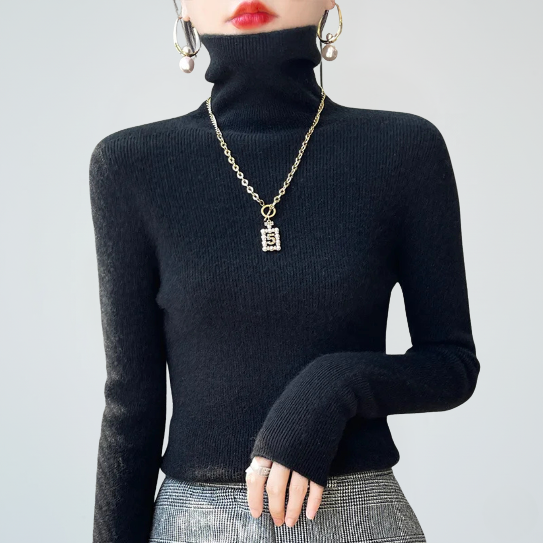 Rollkragen-Pullover für Damen | Lässige Strickmode