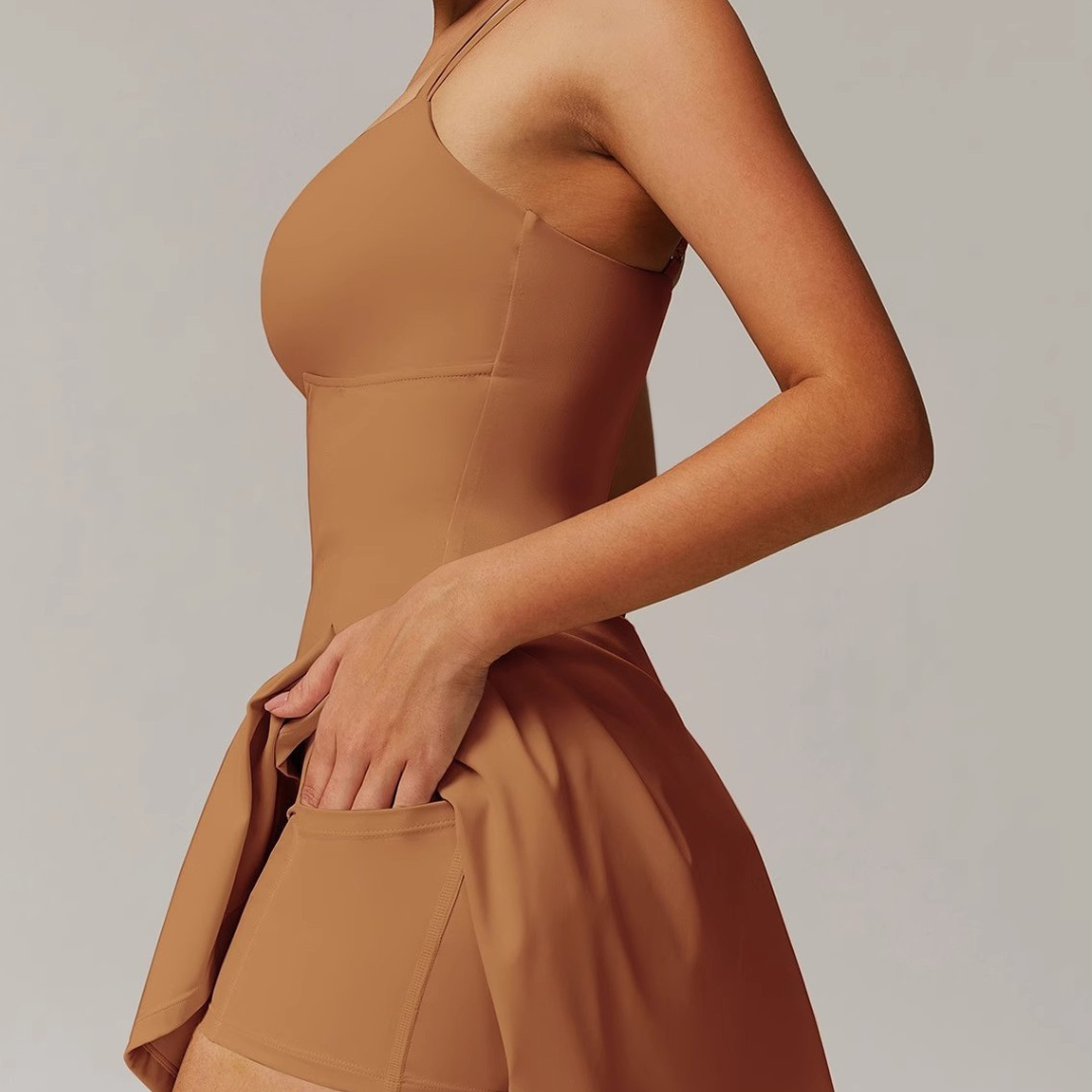 Sportkleid für Damen | Schnelltrocknend mit Seitentasche