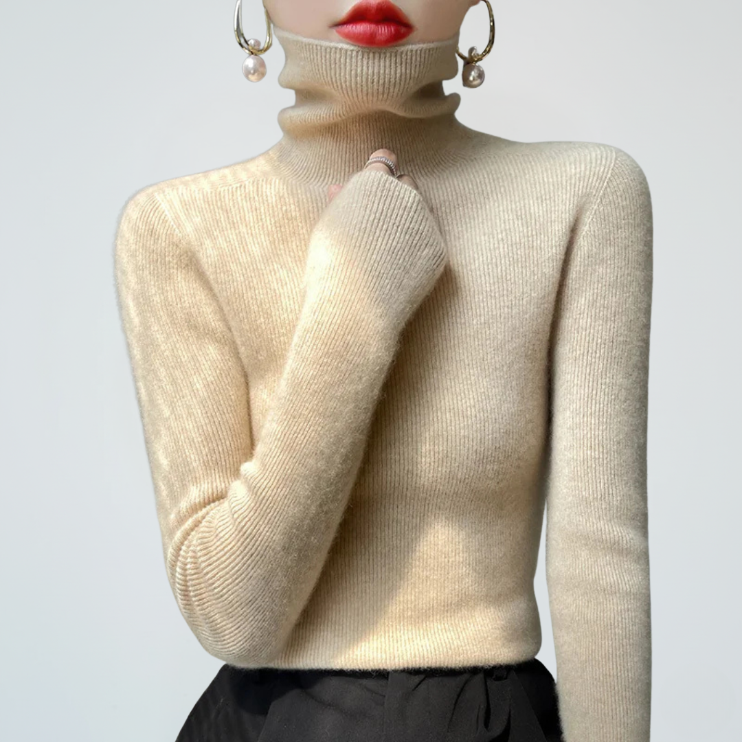 Rollkragen-Pullover für Damen | Lässige Strickmode