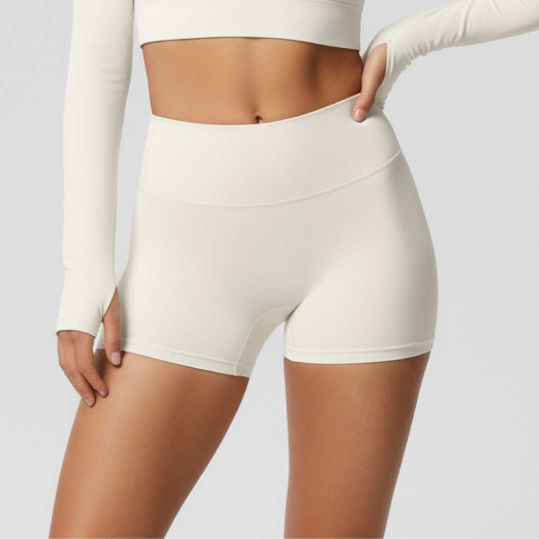 Shorts mit elastischem Bund für Damen