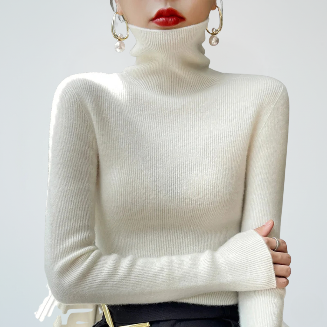 Rollkragen-Pullover für Damen | Lässige Strickmode