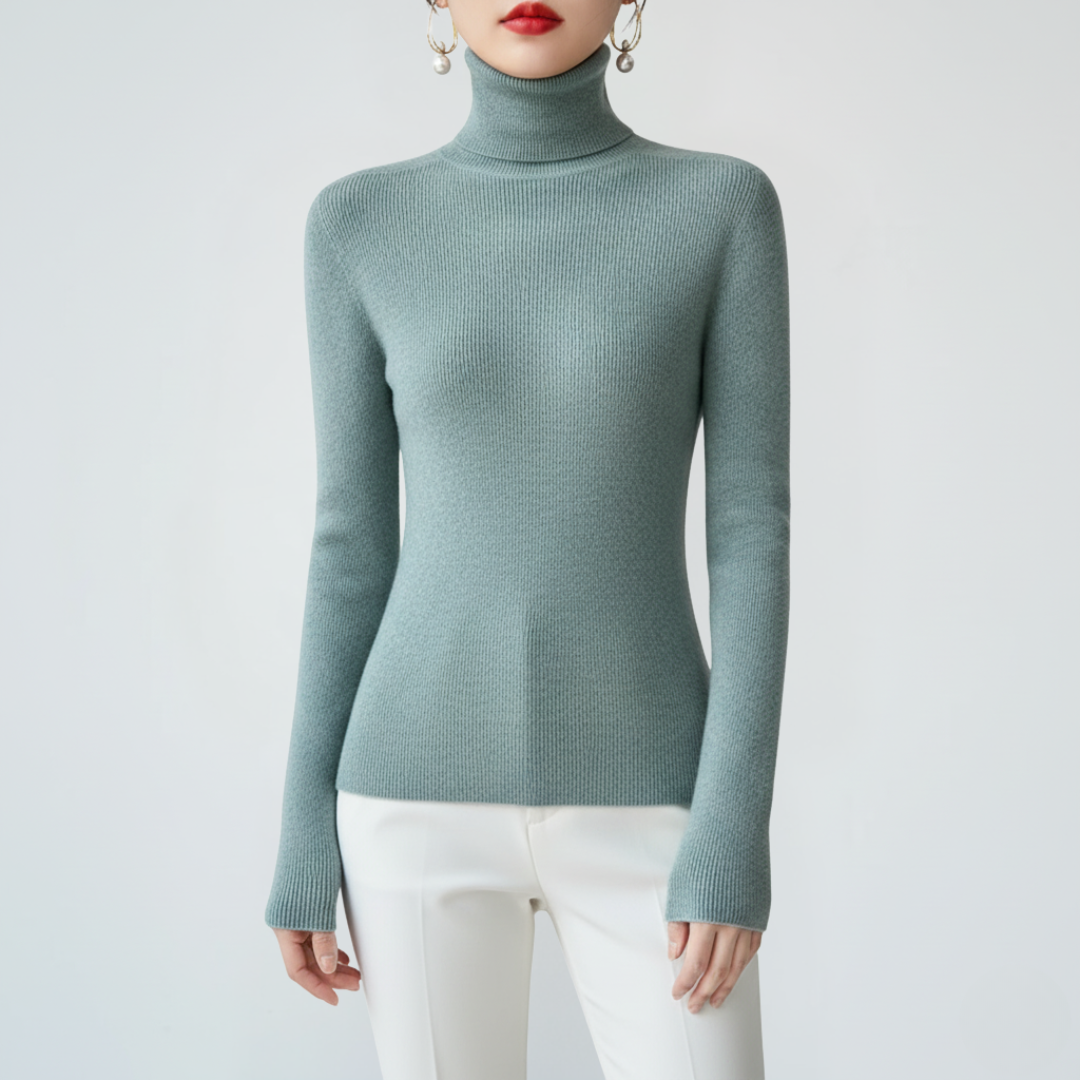 Rollkragen-Pullover für Damen | Lässige Strickmode