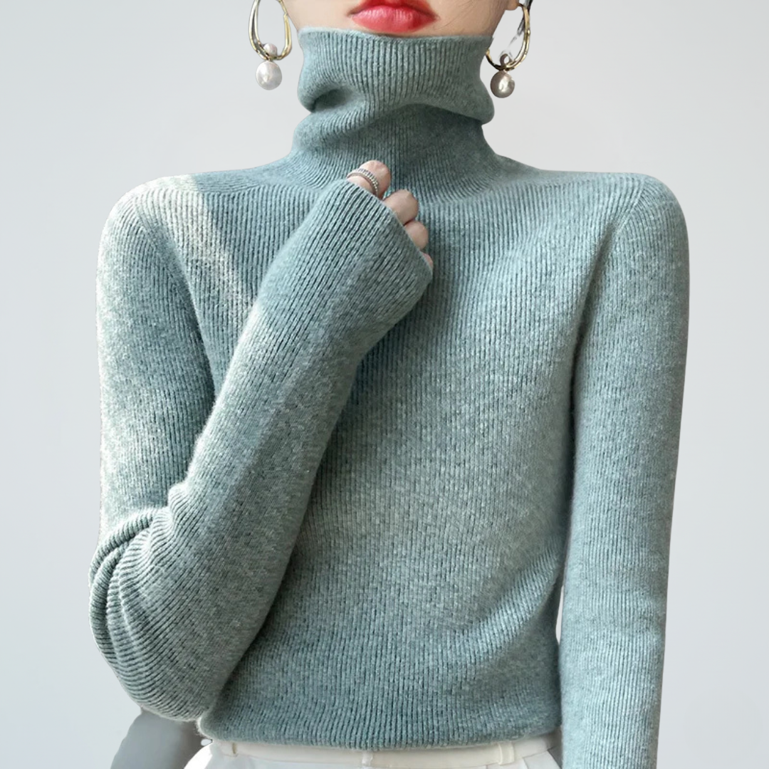 Rollkragen-Pullover für Damen | Lässige Strickmode