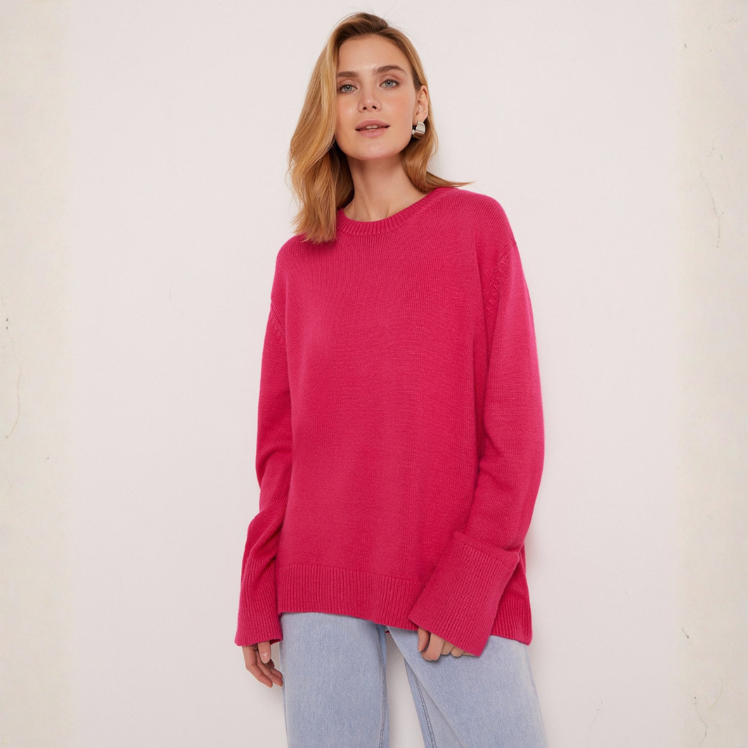 Candyfloss Oversized Pullover für Damen | Lockerer Schnitt