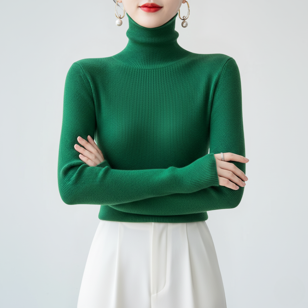 Rollkragen-Pullover für Damen | Lässige Strickmode