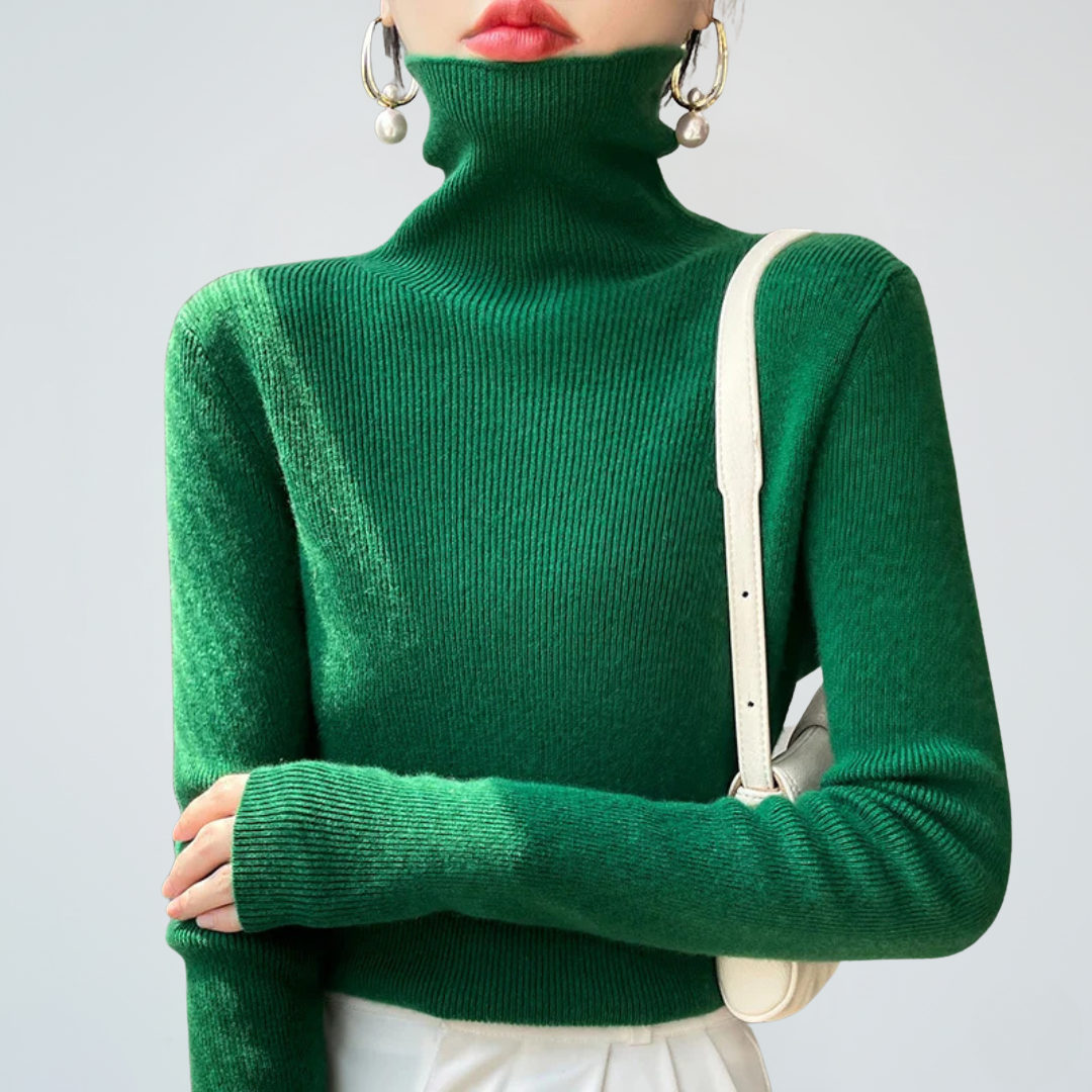 Rollkragen-Pullover für Damen | Lässige Strickmode