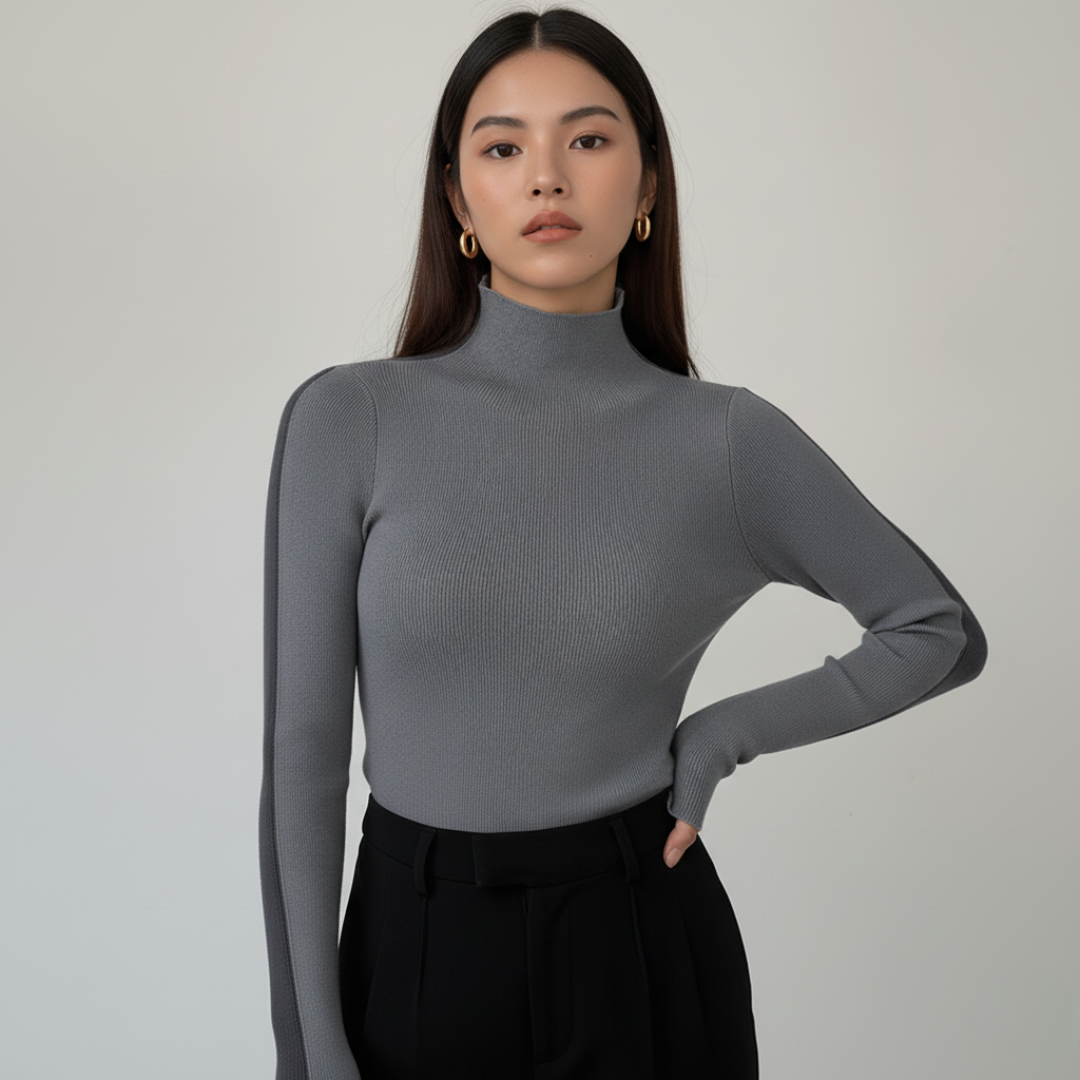 Langarmshirt für Damen | Bicolore und Double Face