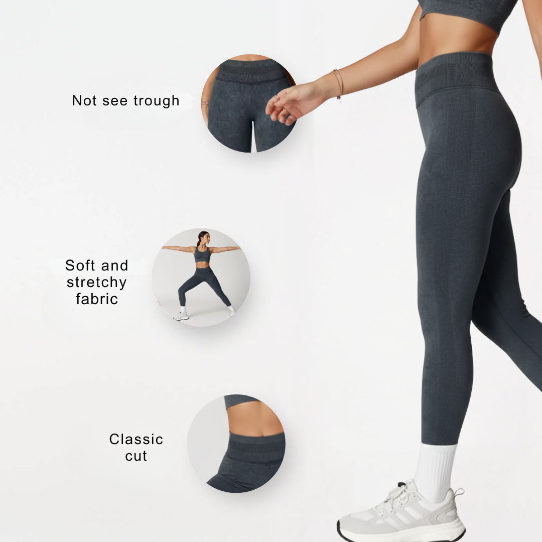 Leggings for women | Seamlessly ribbed waistband