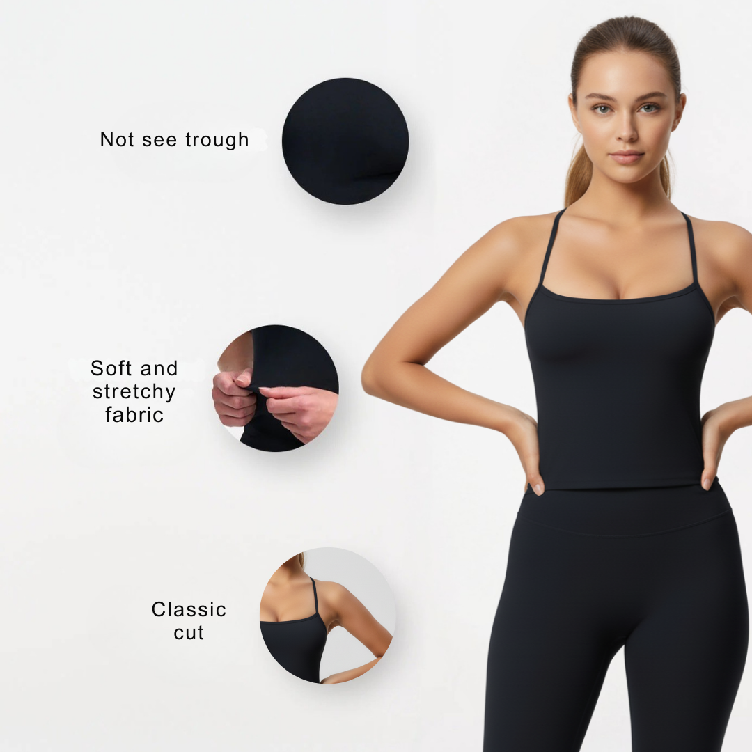 Oberteil mit integriertem BH für Frauen