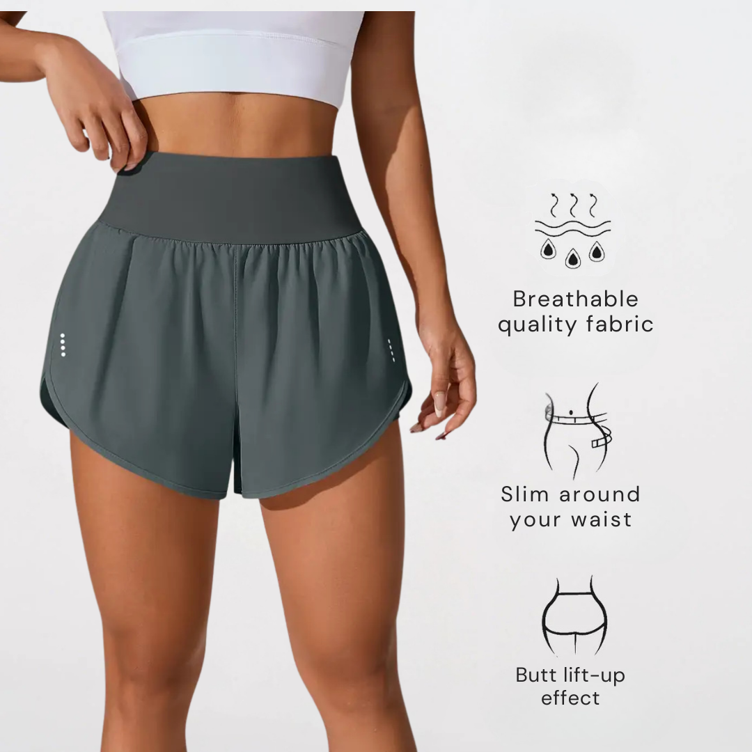 Running shorts for women | High waist sports shorts