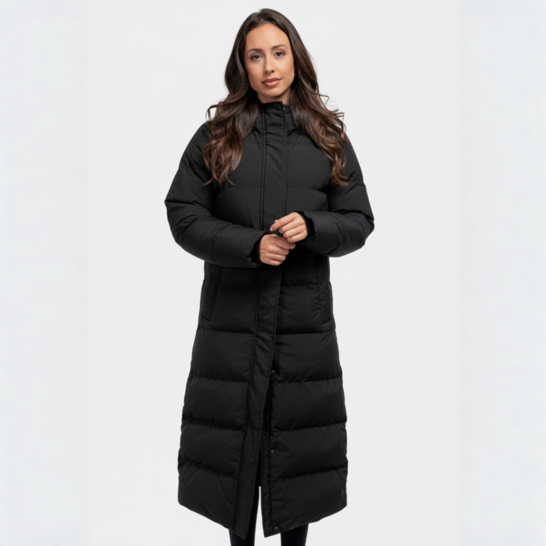 Lange Winter Pufferjacke Damen