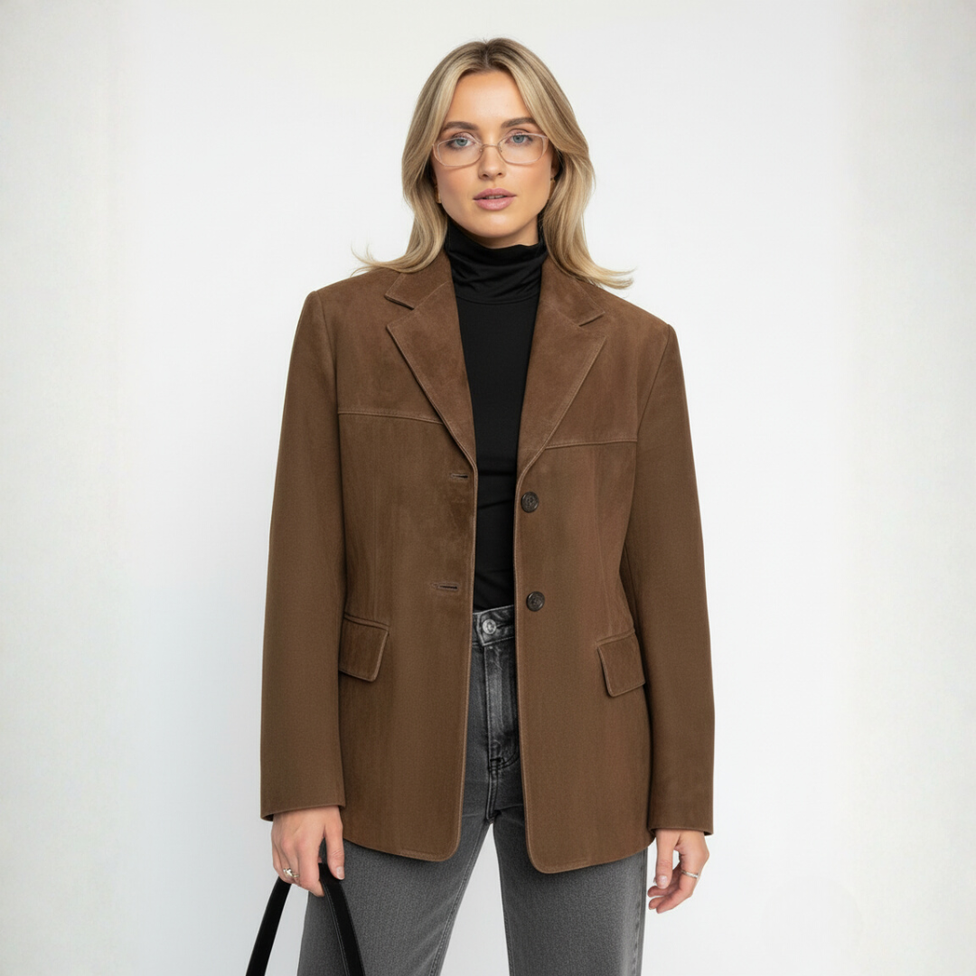 Eleganter Oversize Blazer für Damen mit Reverskragen