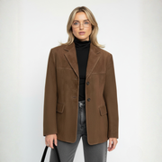 Eleganter Oversize Blazer für Damen mit Reverskragen