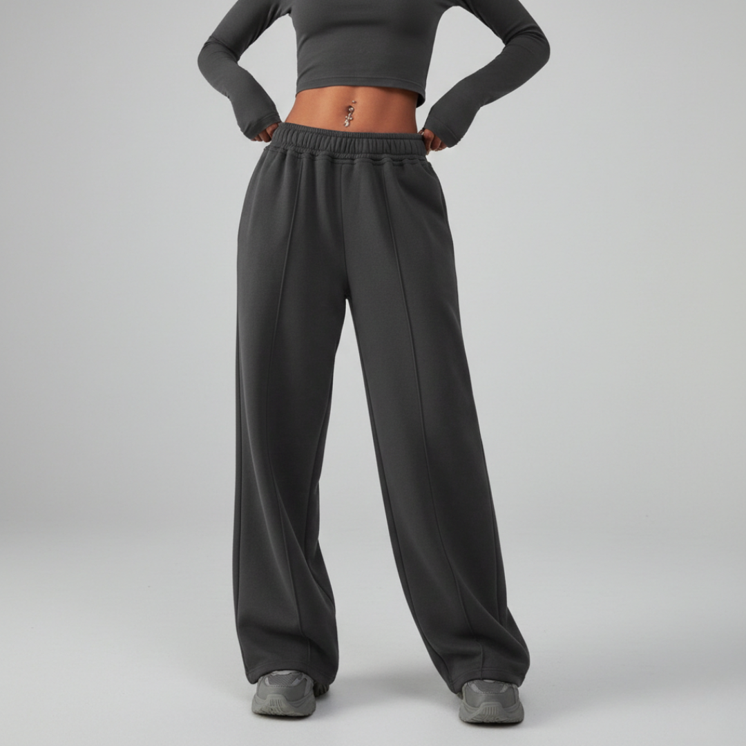 Plus Size Joggingsbroek mit Taschen für Damen