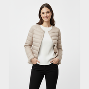 Gesteppten Daunenjacke für Damen | Frontreißverschluss