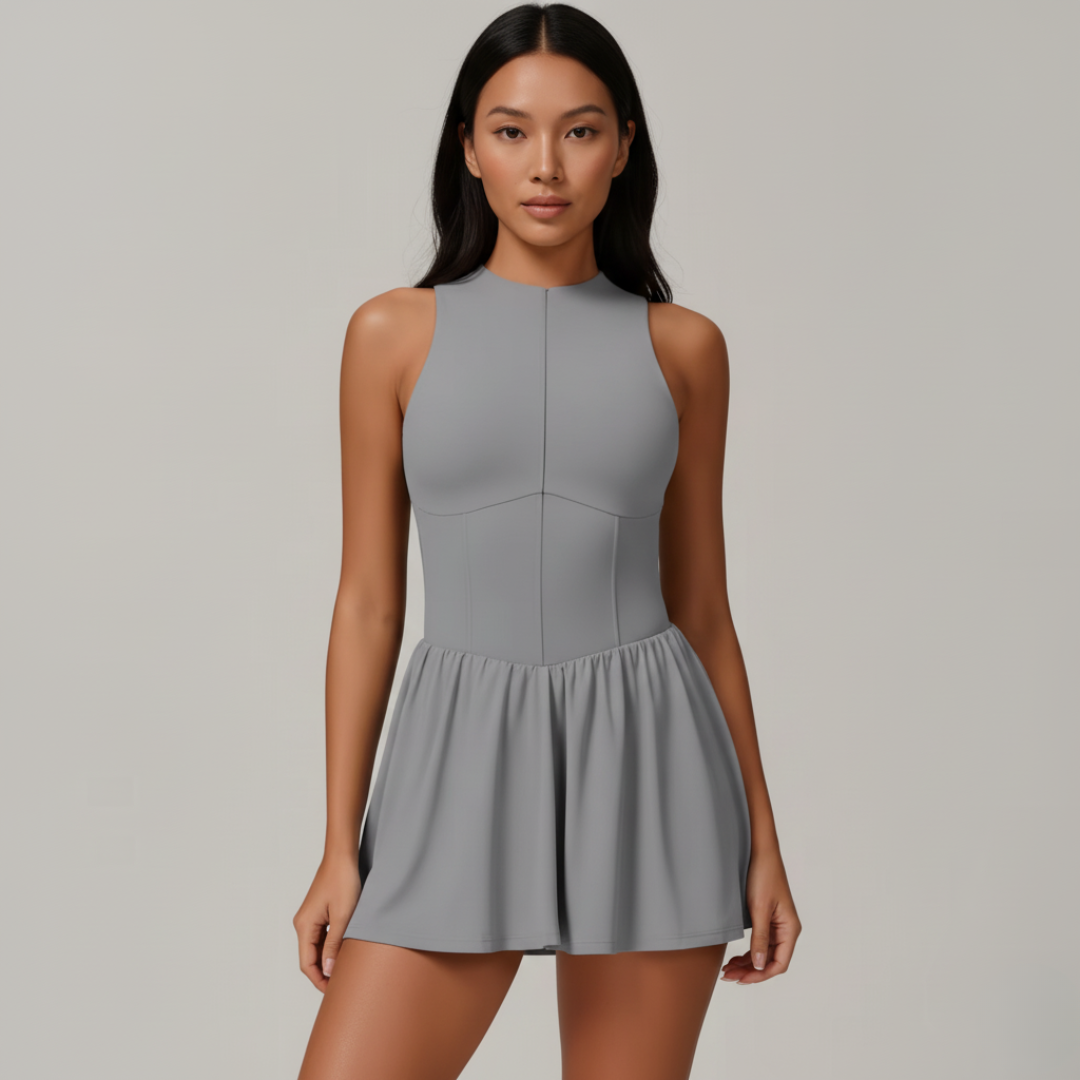 Frauen Padel Kleid | Mit Reißverschluss und Polstern