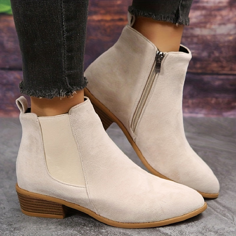 Damen Ankle Boots | Wildlederoptik