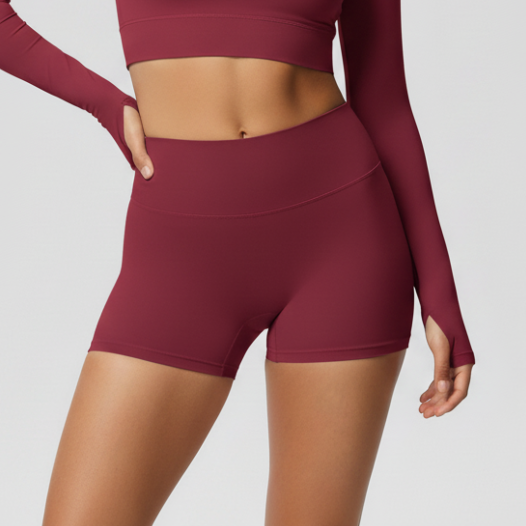Shorts mit elastischem Bund für Damen