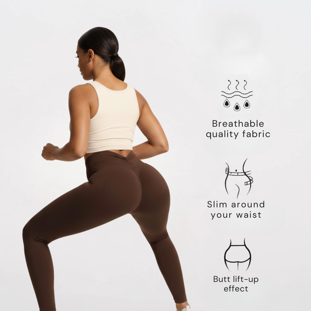 Leggings für Damen | Nahtloser hoher Bund