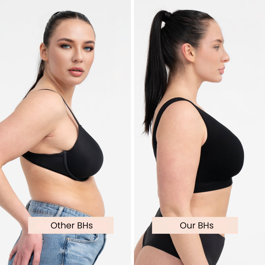 Seamless Bra for Women | V-neck | Push up