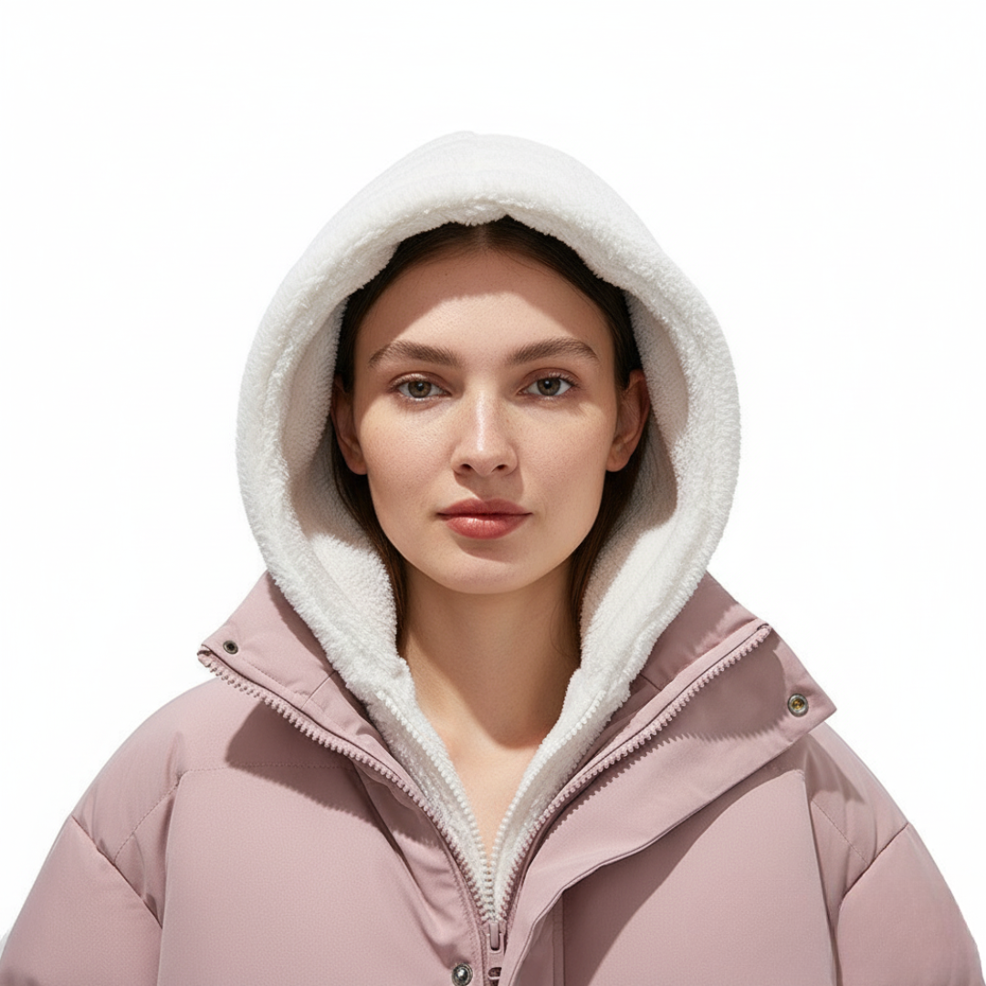 Winter Pufferjacke Damen | Isolierende lange Außenschicht