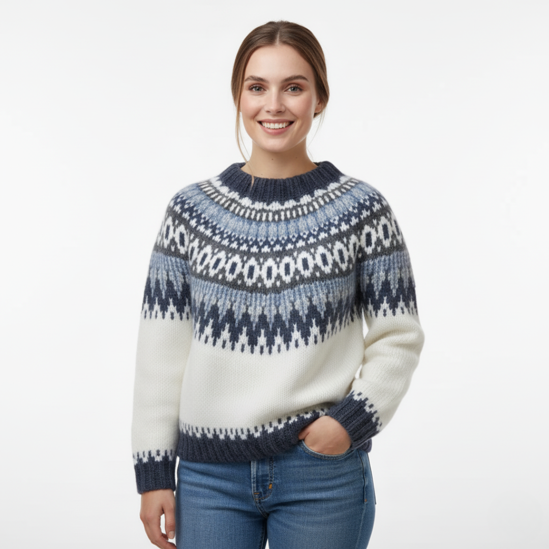 Strickpullover für Damen | Klassisches Langarm Design
