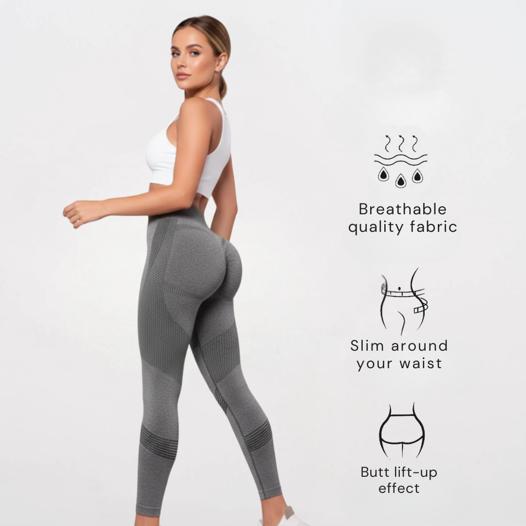 Leggings für Damen | Nahtloser breiter Bund