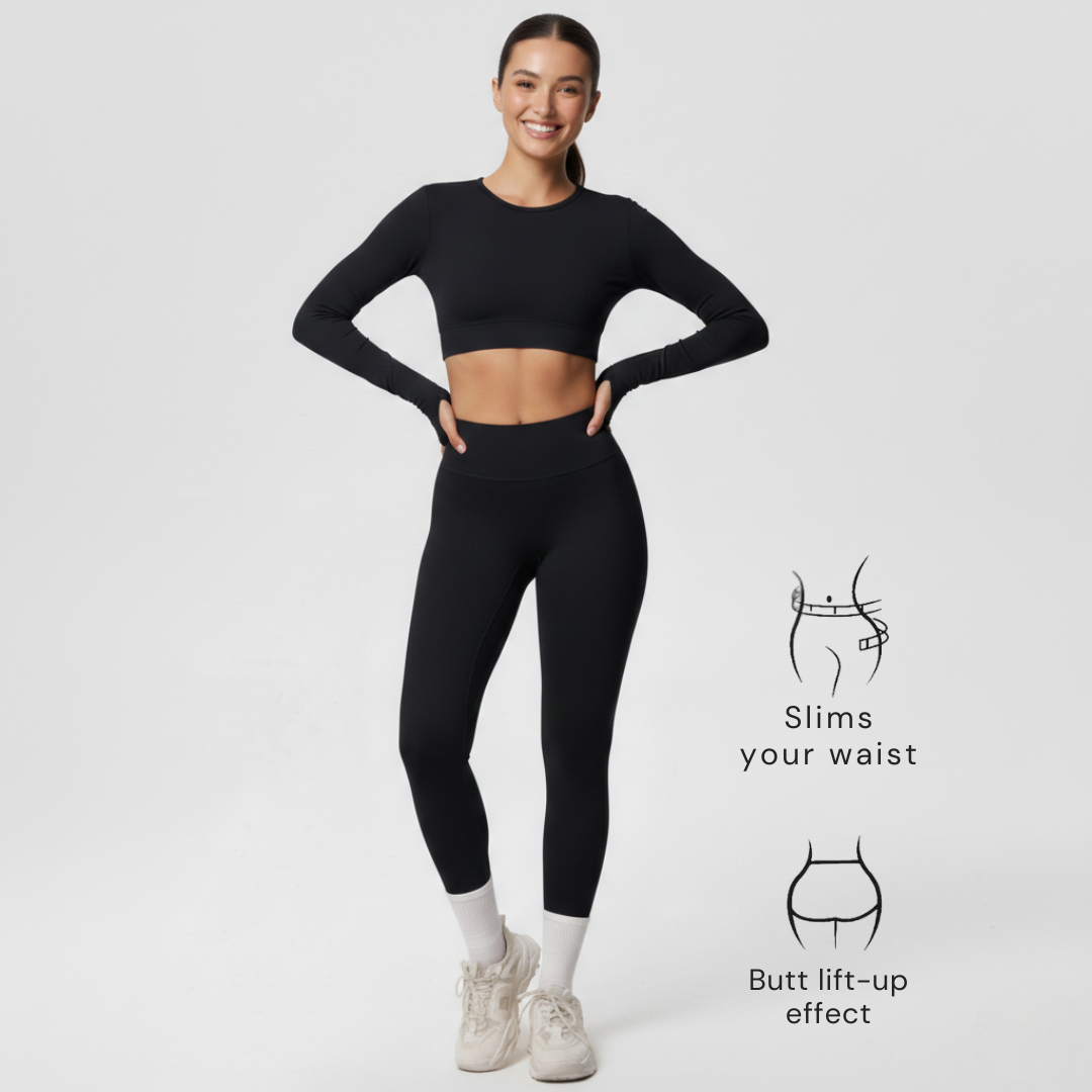 Hoch taillierte Leggings für Damen