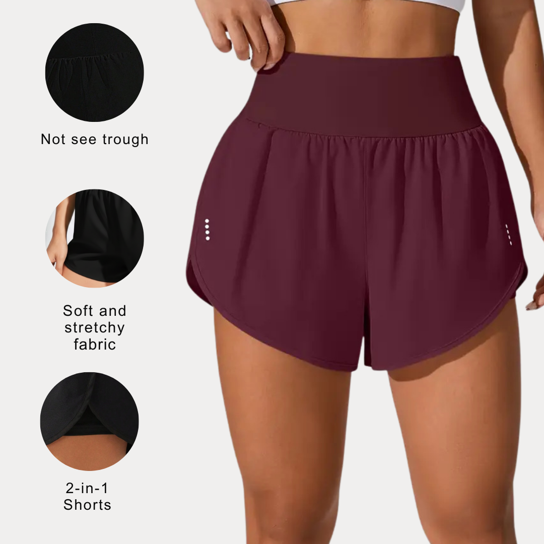 Running shorts for women | High waist sports shorts