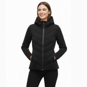 Wattierte Jacke mit Kapuze für Damen