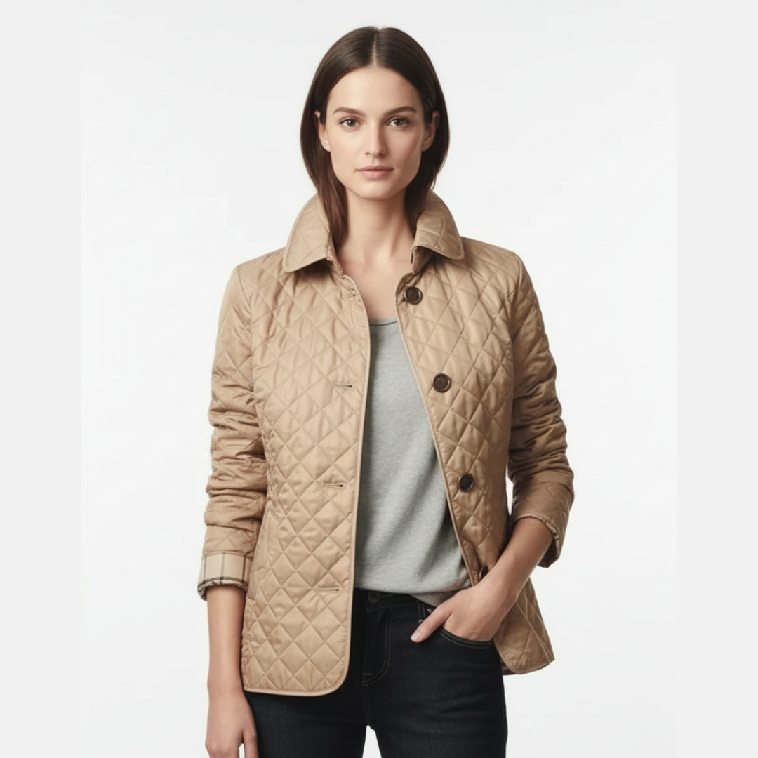 Quilted button-up jacket for women | Versatile outerwear