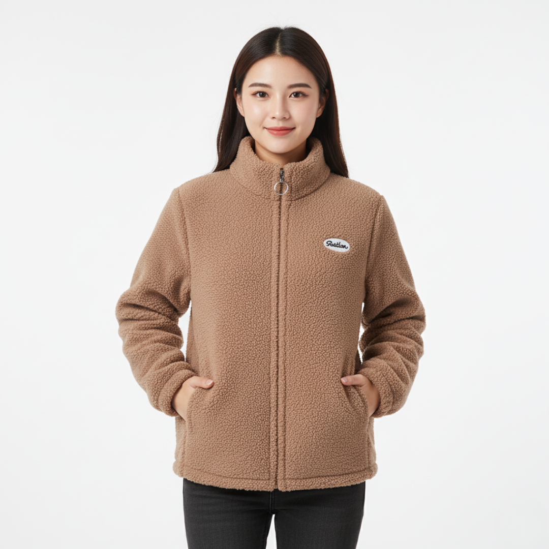 Women's Fleece Teddy Jacket | Lined Jacket with Inner Lining