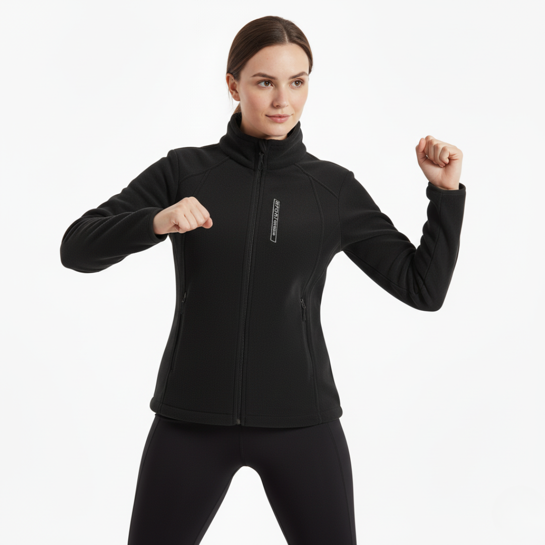 Sport fleece Jacke Damen | Jacke in großen Größen für Outdoor und Freizeit