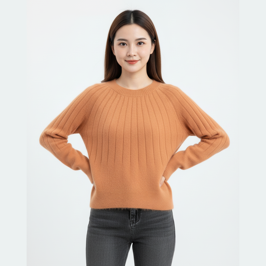Strickpullover für Damen | Klassisches Langarm Design