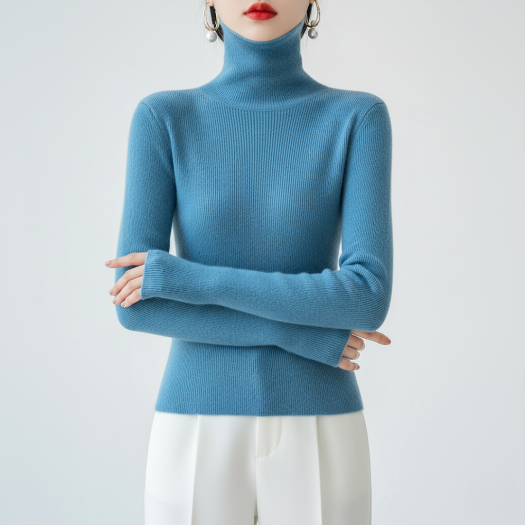 Rollkragen-Pullover für Damen | Lässige Strickmode