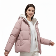 Winter Pufferjacke Damen | Isolierende lange Außenschicht