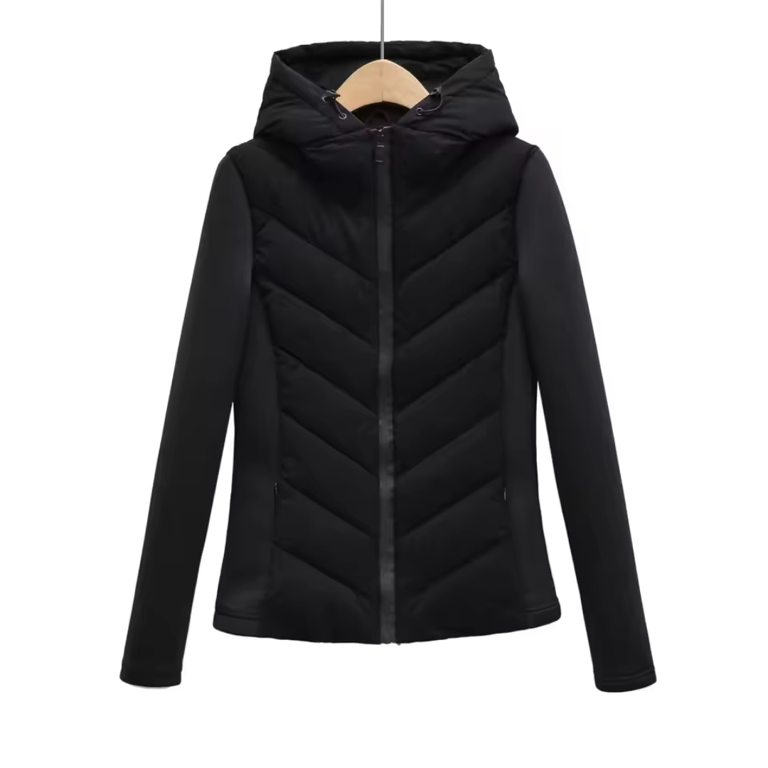 Wattierte Jacke mit Kapuze für Damen