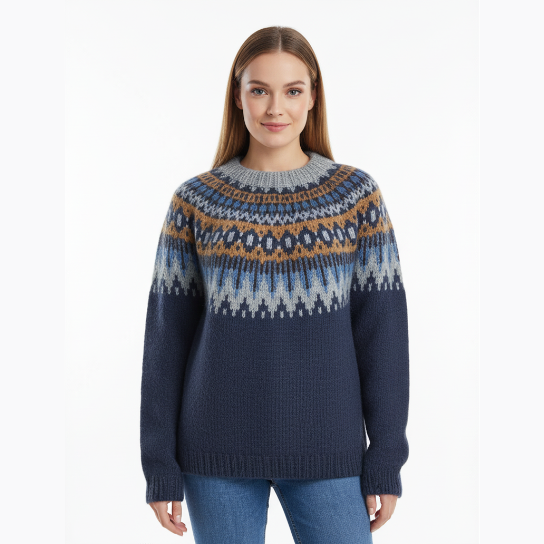 Strickpullover für Damen | Klassisches Langarm Design