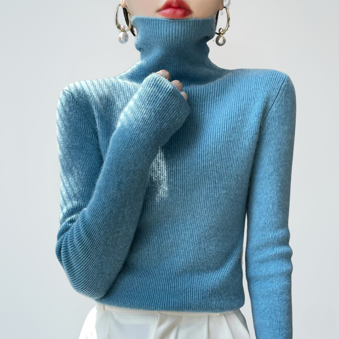 Rollkragen-Pullover für Damen | Lässige Strickmode