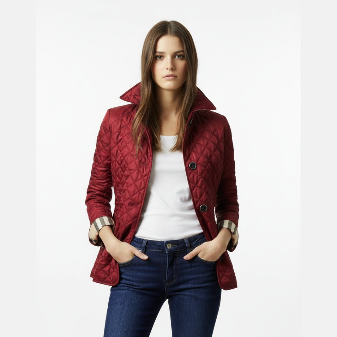 Quilted button-up jacket for women | Versatile outerwear