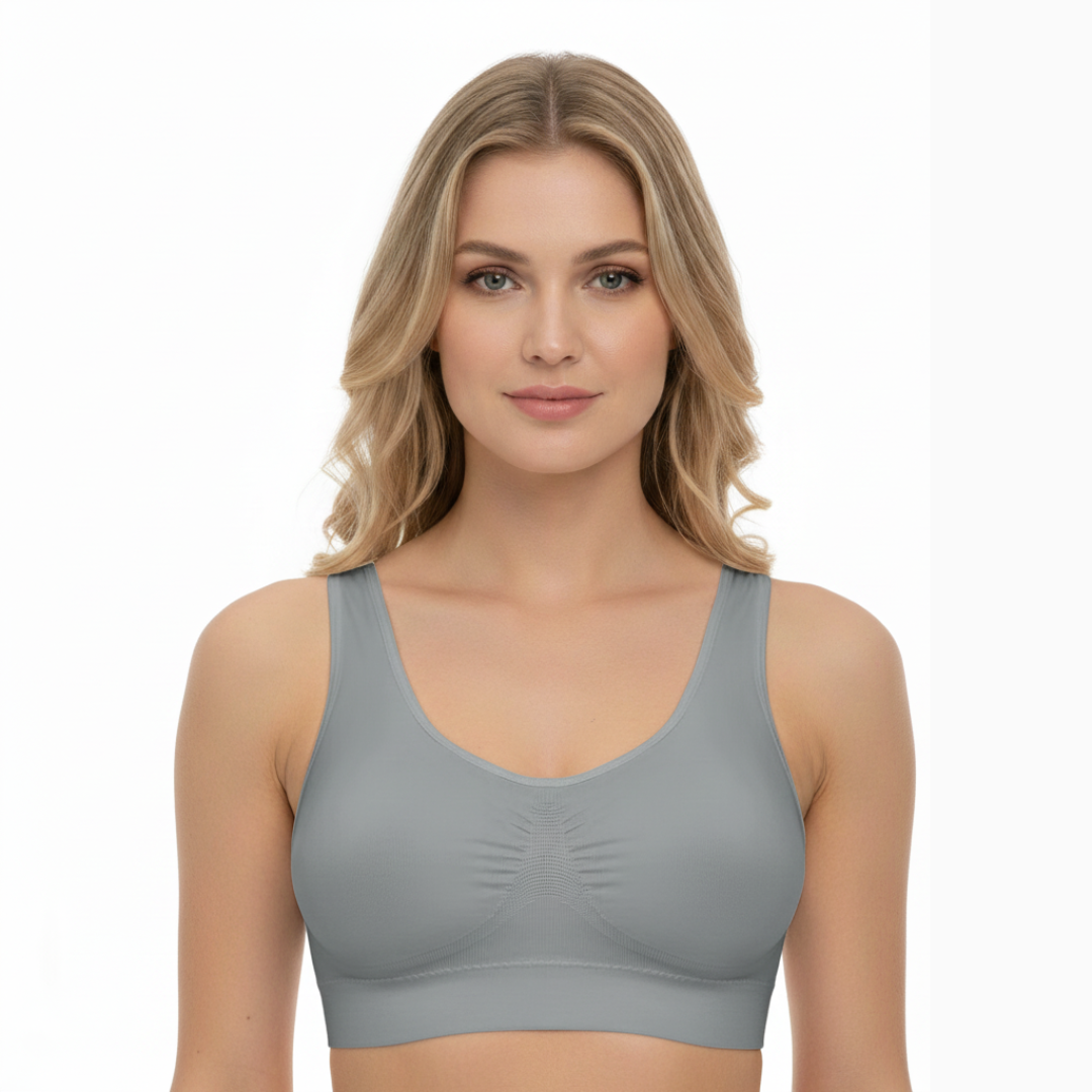Sport-BH mit elastischem Unterbrustband für Damen