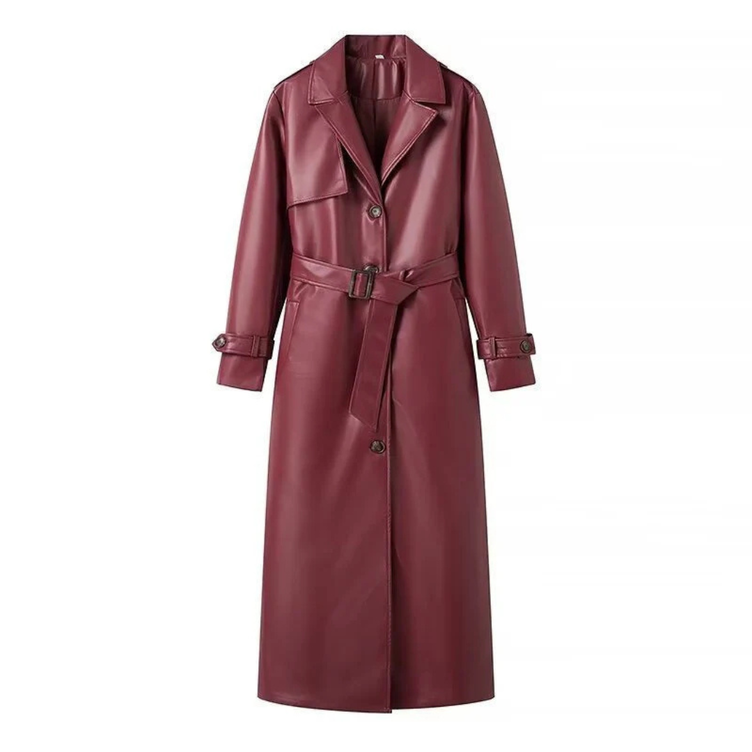 Trenchcoat für Damen | Maxi-Länge mit Reverskragen