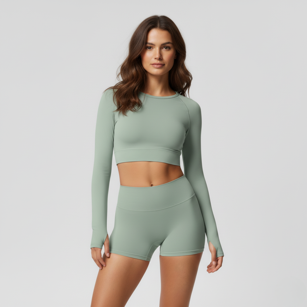 Shorts mit elastischem Bund für Damen
