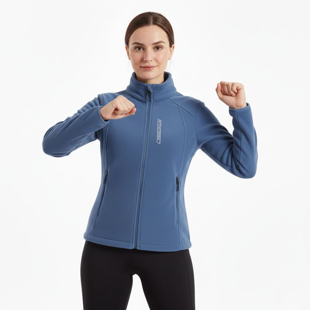 Sport fleece Jacke Damen | Jacke in großen Größen für Outdoor und Freizeit