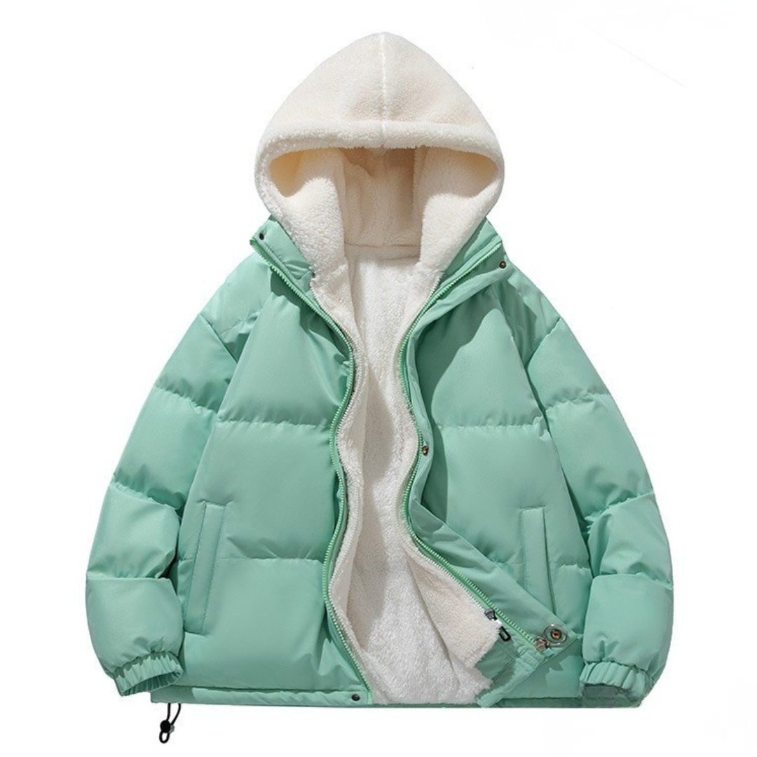 Winter Pufferjacke Damen | Isolierende lange Außenschicht