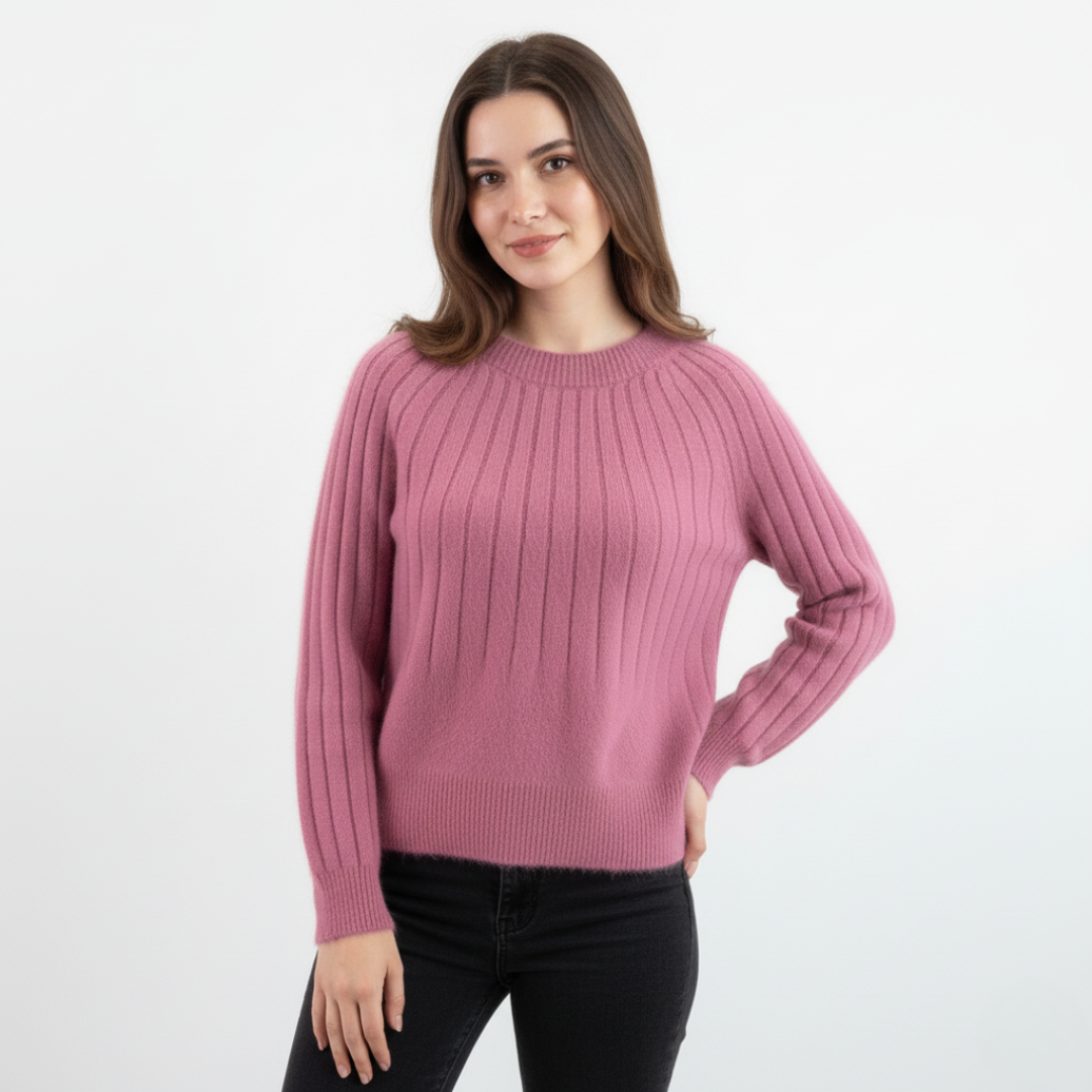 Strickpullover für Damen | Klassisches Langarm Design