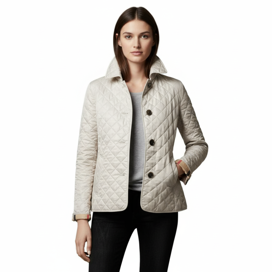 Quilted button-up jacket for women | Versatile outerwear