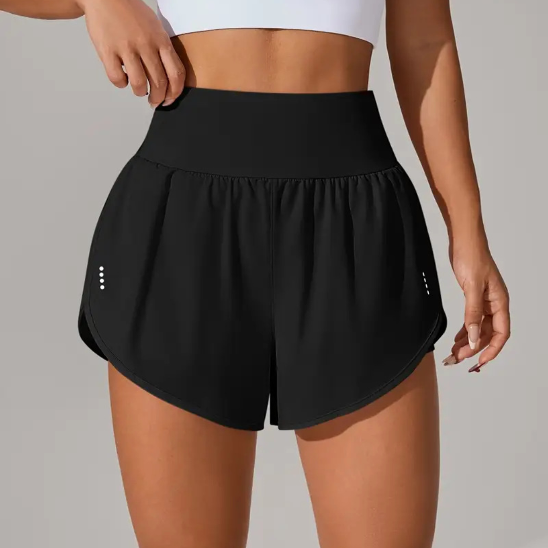 Running Shorts für Damen | Hohe Taillen Sportshorts